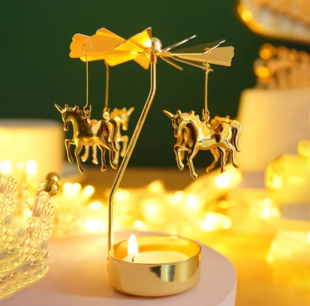 Romantic Rotating Candle Holder - Image 2