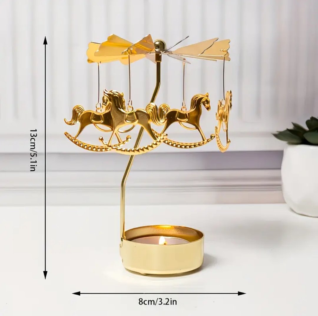 Romantic Rotating Candle Holder - Image 3