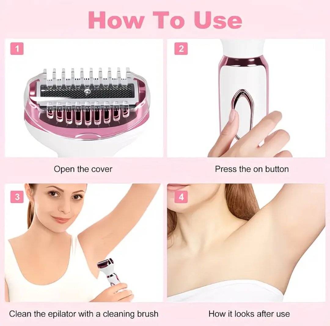 1pc Upgraded All- 4-in-1 Women's Electric Hair Remover - Image 2