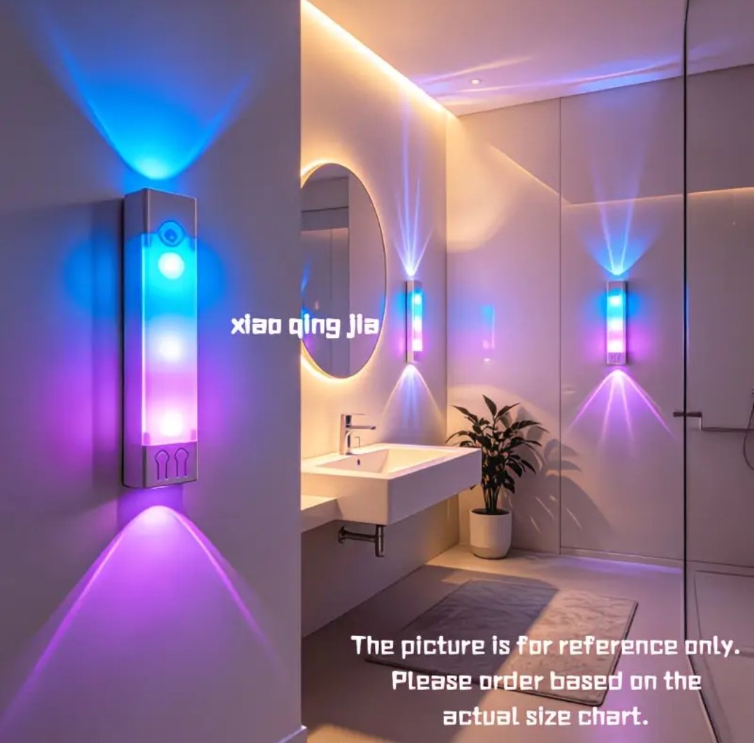 1pc Xiao Qing Jia New Creative RGB Double Cat-Eye Smart LED Light