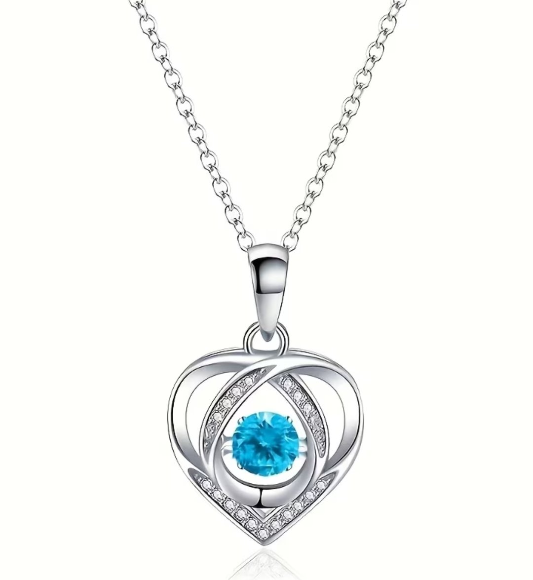 K Plated Necklace with Heart Pendant - Image 6