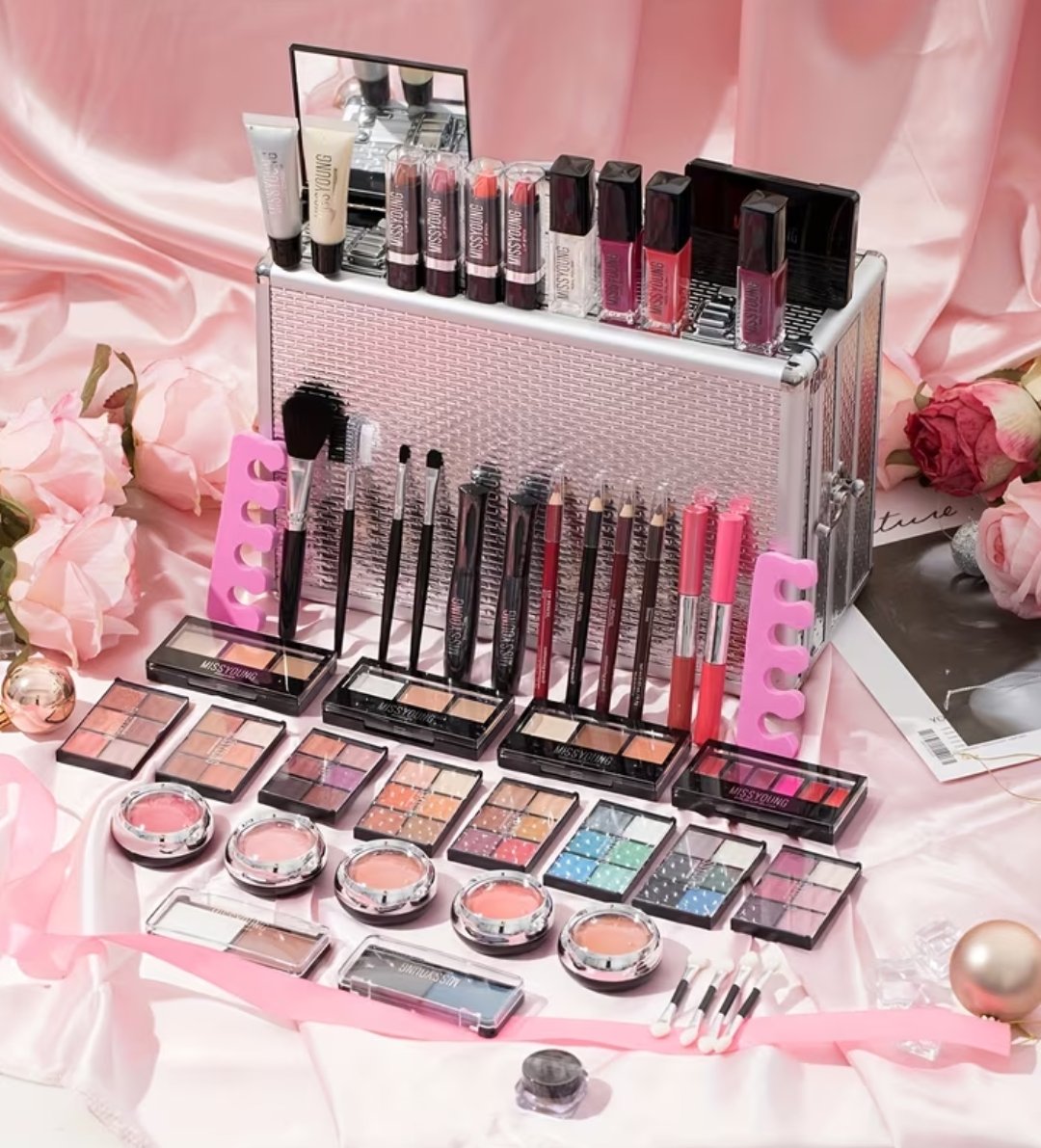 106pcs Luxury Makeup Gift Set: All-In-One Makeup Box Kit - Image 9