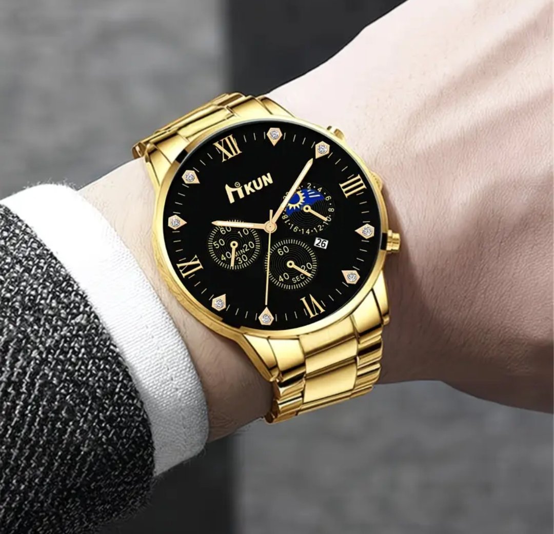 6pcs Men'S Business Fashion Dynamic High-End Men'S Exquisite Versatile Watch Set Suitable for Seasonal - Image 8