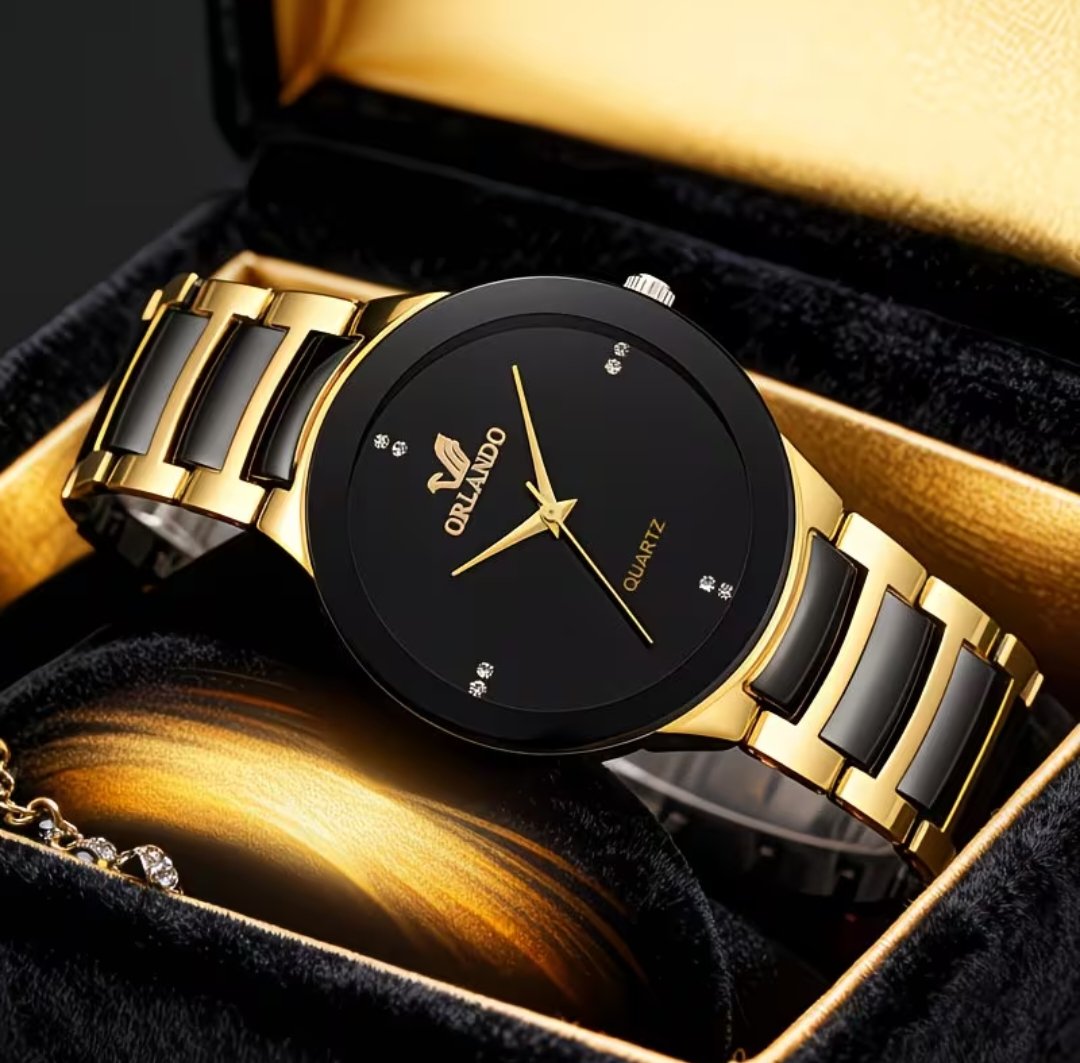 Fashion 2pcs Couple'S Quartz Watch Set - Image 8