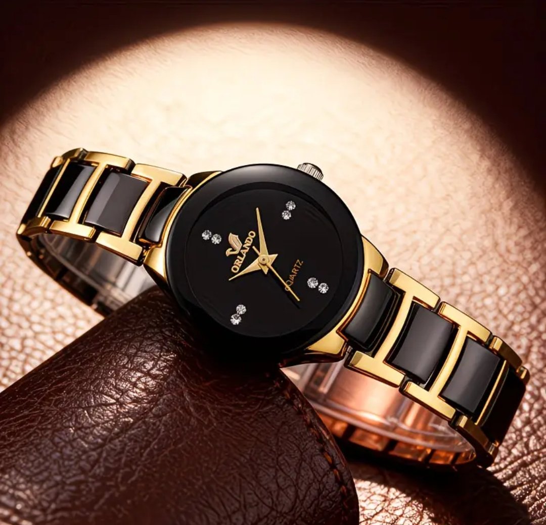 Fashion 2pcs Couple'S Quartz Watch Set - Image 9