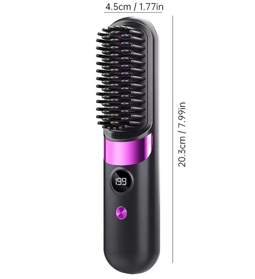 Wireless Bangs Comb, Straight And Curly Hair Dual Use, Fast Heating, Suitable for All Hair Types - Image 7