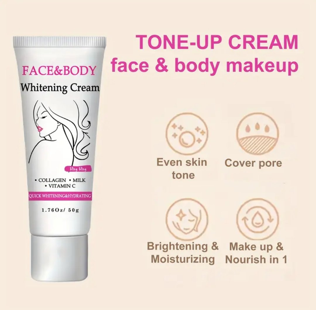 Brightening Cream for Face And Body - Tone-Up Cream - Image 3