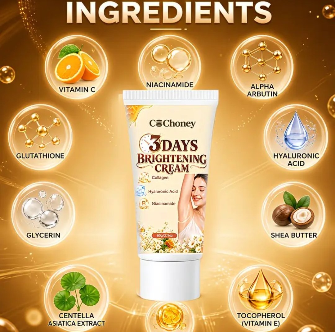 Brightening Body Lotion, Body Cream, Brightening Underarm Skin, Suitable for Underarms - Image 6