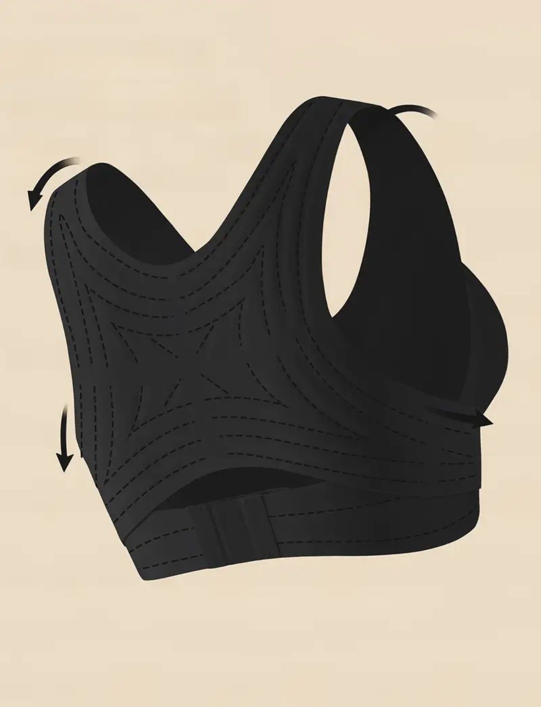 Women's Adjustable Front-Closure Push-Up Bra - Image 6
